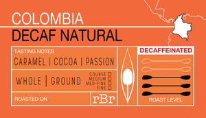 Colombia Decaf Natural